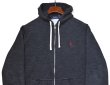 画像4: 【ポロ ラルフローレン】【POLO RALPH LAUREN】【裏起毛】【フルジップパーカー】【ポニー刺繍】【チャコールグレー】【サイズXL】  (4)