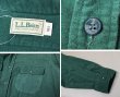 画像2: 【90’s】ビンテージ【エルエルビーン】【L.L.Bean】【緑・グリーン】【シャモアクロスシャツ】【グリーン】【長袖シャツ】【サイズ16 1/2】 (2)