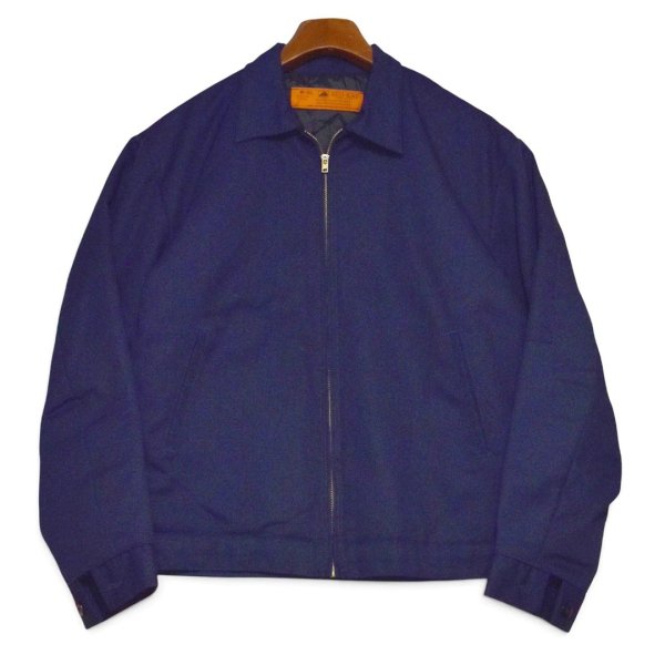 画像1: 【ほぼ未使用】【USA製】【レッドキャップ】【RED KAP】【紺】【ジップアップワークブルゾン】【キルティングライナー】【サイズM-R】 (1)