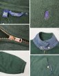 画像2: 【90’s】【USA製】【ビンテージ】【ポロ ラルフローレン】【POLO Ralph Lauren】【フリースブルゾン】【フルジップ】【ダークグリーン】【サイズL】 (2)