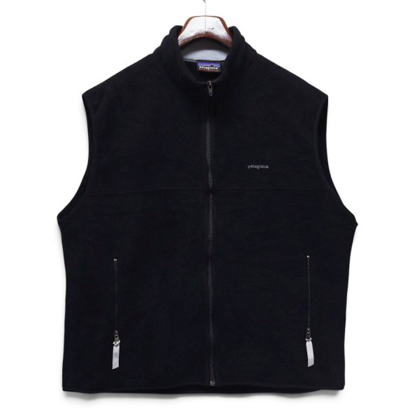 画像1: 【00’s】【パタゴニア】【Patagonia】【シンチラ】【SYNCHILLA】【ブラック】【フルジップフリースベスト】【サイズXL】 (1)