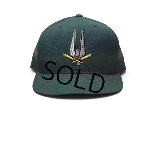 画像3: 【程度良好】【USA製】【ニューエラ】【NEW ERA】【the 5950】【マイナーリーグ】【ウールBBキャップ】【緑】【サイズ7 1/2】  (3)