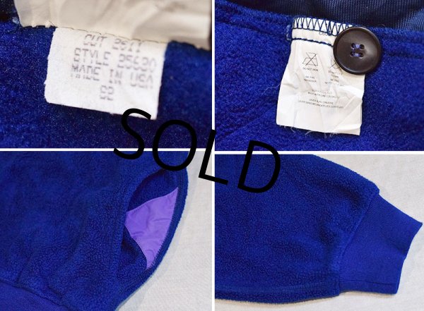 画像3: 【90’s】【ビンテージ】【USA製】【パタゴニア】【Patagonia】【シンチラブークレ】【プルオーバーフリース】【紺】【サイズM】  (3)