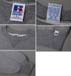 画像2: 【90’s】【USA製】【ビンテージ】【ラッセル】【Russell Athletic】【グレー】【無地】【前V】【クルーネックスウェット】【サイズXL】  (2)