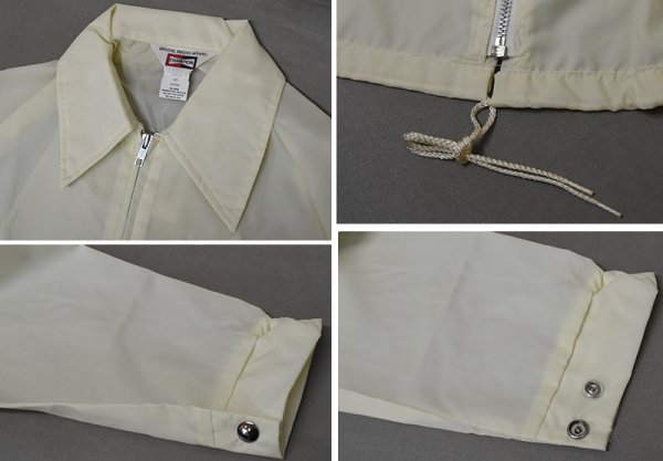 画像3: 【デッドストック】【チャンピオン】【CHAMPION】【レーシングジャケット】【クリーム】【ナイロン100%】【サイズM】  (3)