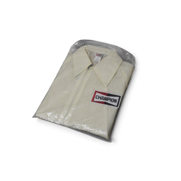 画像6: 【デッドストック】【チャンピオン】【CHAMPION】【レーシングジャケット】【クリーム】【ナイロン100%】【サイズM】  (6)