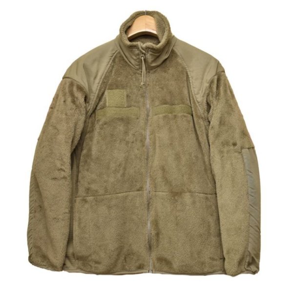 画像1: 【ほぼ未使用】【USA製】【米軍】【ECWCS GEN3】【LEVEL3】【POLARTEC】【ポーラテック】【タンカラー】【フリースジャケット】【サイズL-R】 (1)