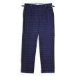 画像1: 【ブルックスブラザーズ】【Brooks Brothers】【紺×赤チェック】【1タック】【スラックス】【サイドアジャスター】【W34】  (1)