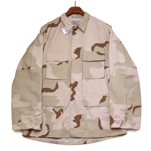 画像1: 【デッドストック】【米軍】【US ARMY】【デザートカモ】【3カラーデザート】【BDUジャケット】【リップストップ】【サイズM-R】  (1)