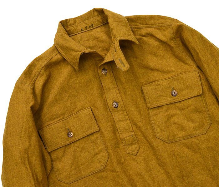 30s〜Vintage ヴィンテージ チンストラップ ウールシャツ