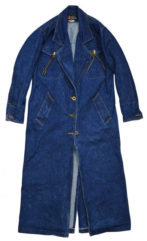 90 S ビンテージ Usa製 Andy Johns デニムコート レディース古着 サイズｓ 八千代の古着屋