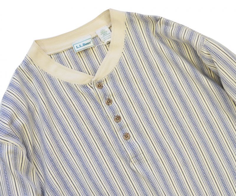 90's】【ビンテージ】【L.L.bean】 【ＬＬビーン】【ヘンリーネック 