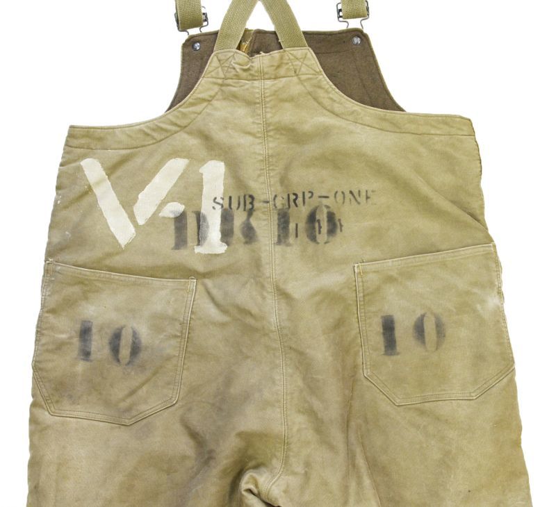 40's□【米軍実物】【U.S.NAVY】ステンシル入り【デッキパンツ