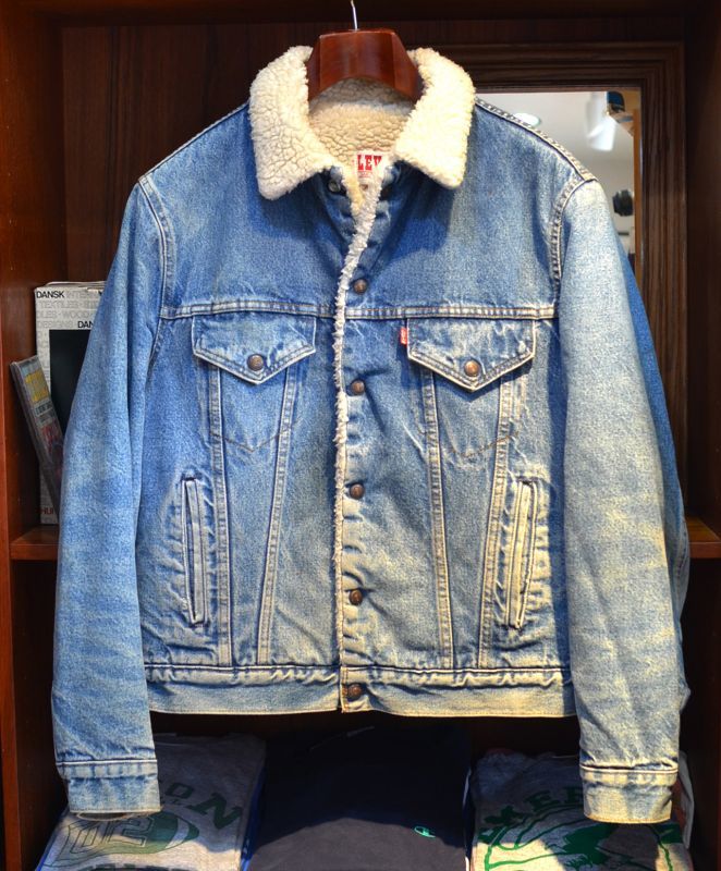 Usa製 ビンテージ リーバイス 裏ボア付きｇジャン ボアジャン デニムジャケット ４０ｒ 八千代の古着屋