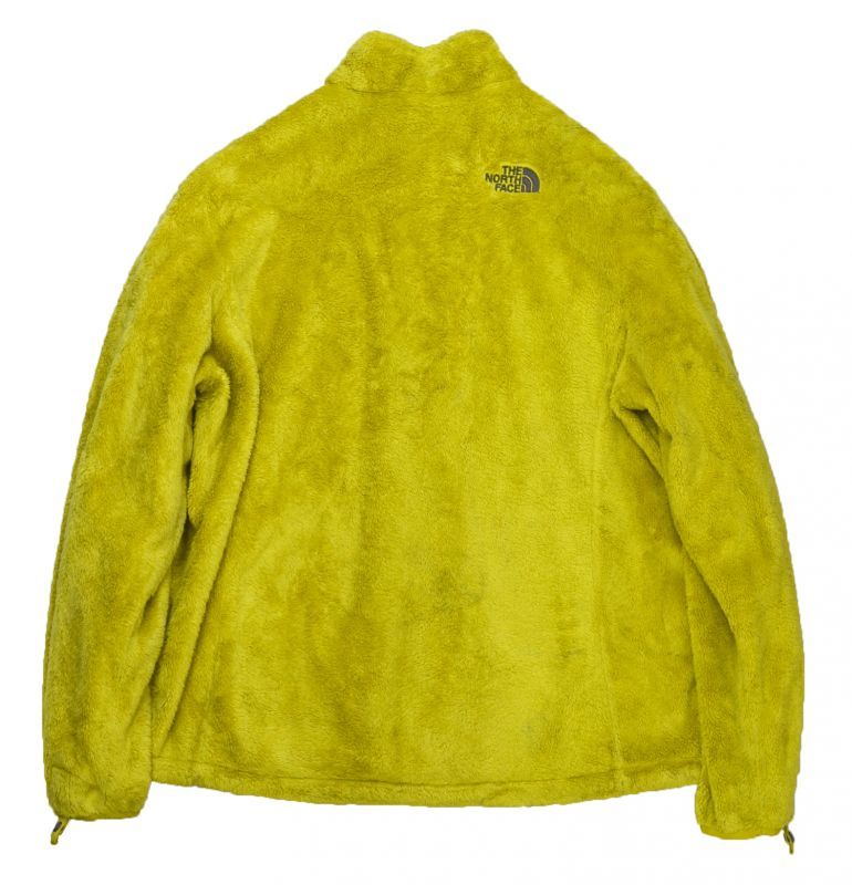 ノースフェイス フリースジャケット フリースカーディガン 黄色 The North Face レディースｘｌ 八千代の古着屋