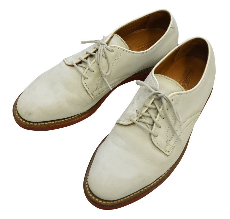 USA製】【Brooks Brothers】ブルックスブラザーズ【白】【プレーントゥ 