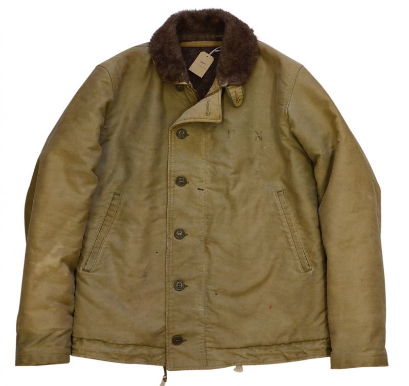 日本お値下 N-1 デッキジャケット US NAVY 40'50'ヴィンテージ 