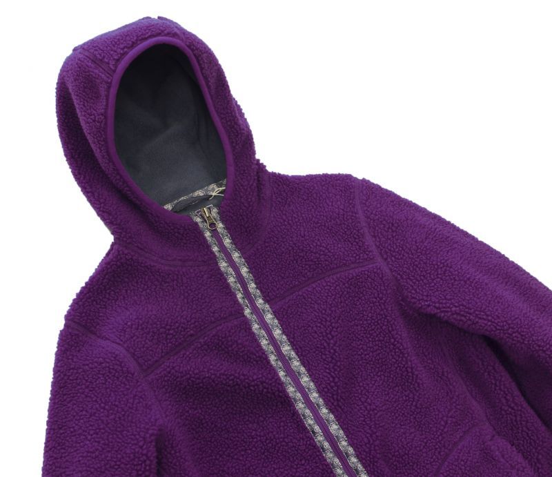 ｌｌビーン L L Bean 紫 パープル フリースパーカー フルジップパーカー レディースｘｓ 八千代の古着屋