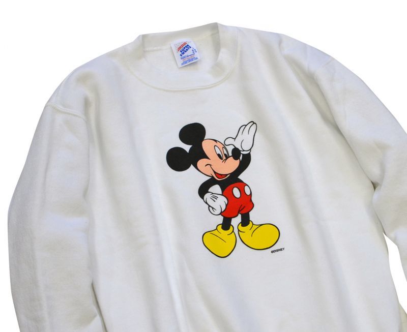 90 S ビンテージ ウォルトディズニー ミッキーマウス スウェット サイズｌ 14 16 八千代の古着屋