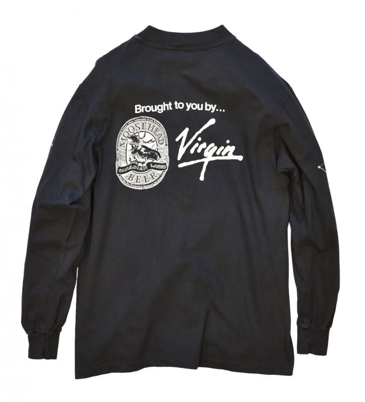 90 S ビンテージ Usa製 Hane S ヘインズ Virgin X Hardrock Cafe 黒 ラジオ ロンｔ サイズｍ 八千代の古着屋