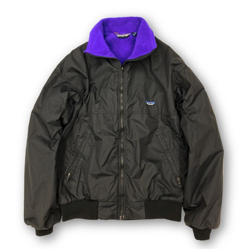 USA製【パタゴニア】patagonia 裏フリース【黒ｘ青】【シェルド ...