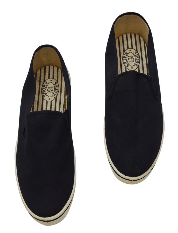 Usa製 ビンテージ Shore Mates ブラック 黒 スリッポンシューズ デッキシューズ サイズ２９ｃｍ 八千代の古着屋