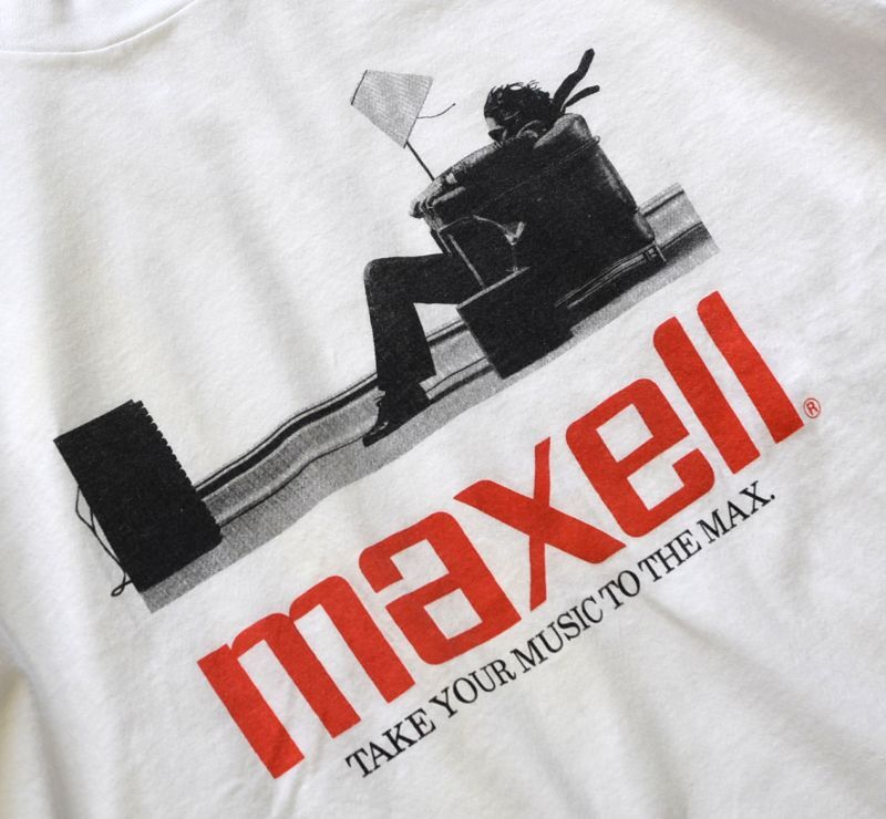 ビンテージ】【フルーツオブザルーム】【白】【Maxell】【Ｔシャツ ...