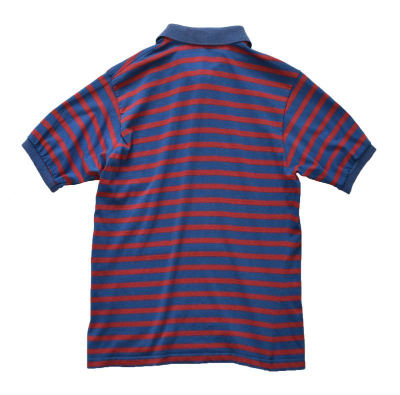 188 L.L.Beanボーダーポロシャツ　ビックサイズ　パープル
