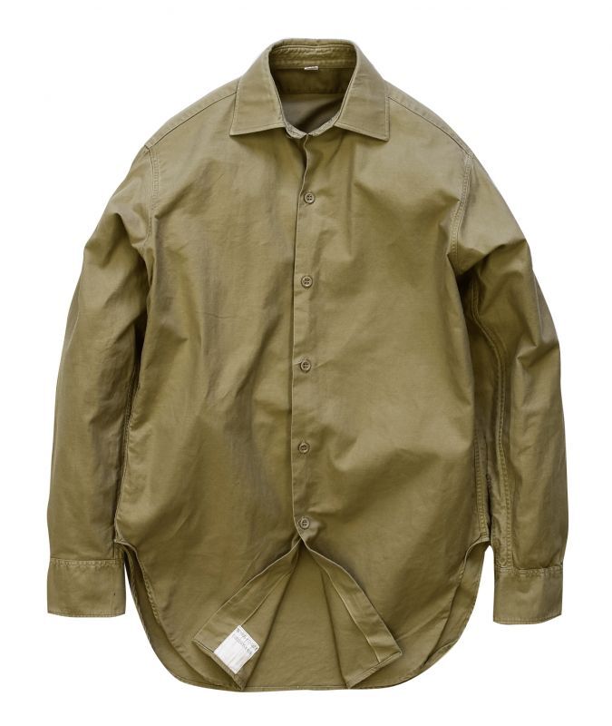 サイズ50！NIGELCABOURN フレンチアーミーシャツ