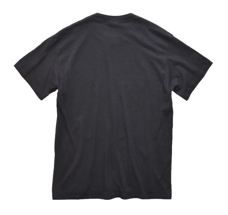 80's 【ビンテージ】USA製【WNEW-FM 120.7】黒【Ｔシャツ】【サイズＬ 