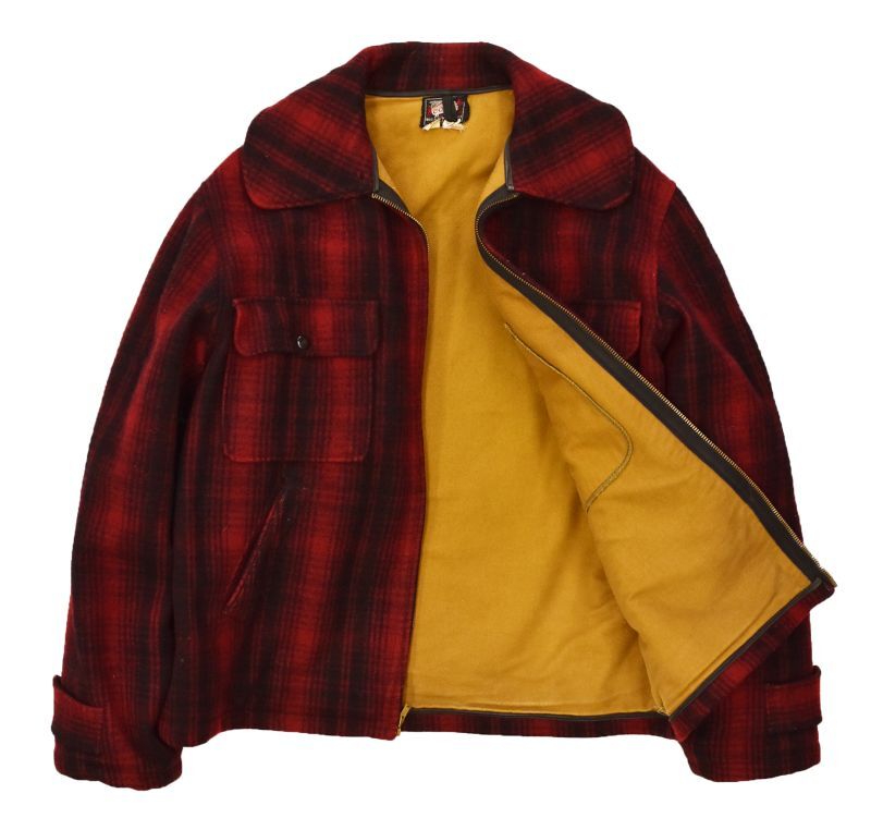 WOOLRICH チェックウールブルゾン