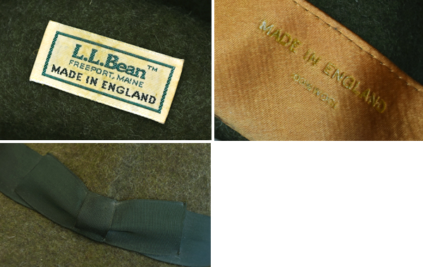 イングランド製【ビンテージ】【L.L.Bean】【LLビーン】【深緑