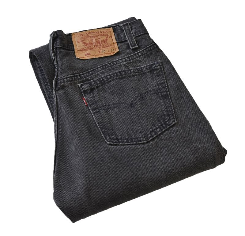 ビンテージ】【USA製】【LEVI'S】【リーバイス】【501】黒【ブラック 