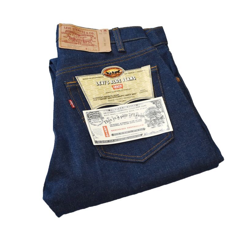 未使用 リーバイス LEVI'S 1950's デニム コバルトブルー US25