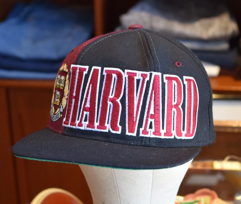 ビンテージ スターター Starter Harvard 黒 エンジ ベースボールキャップ 八千代の古着屋