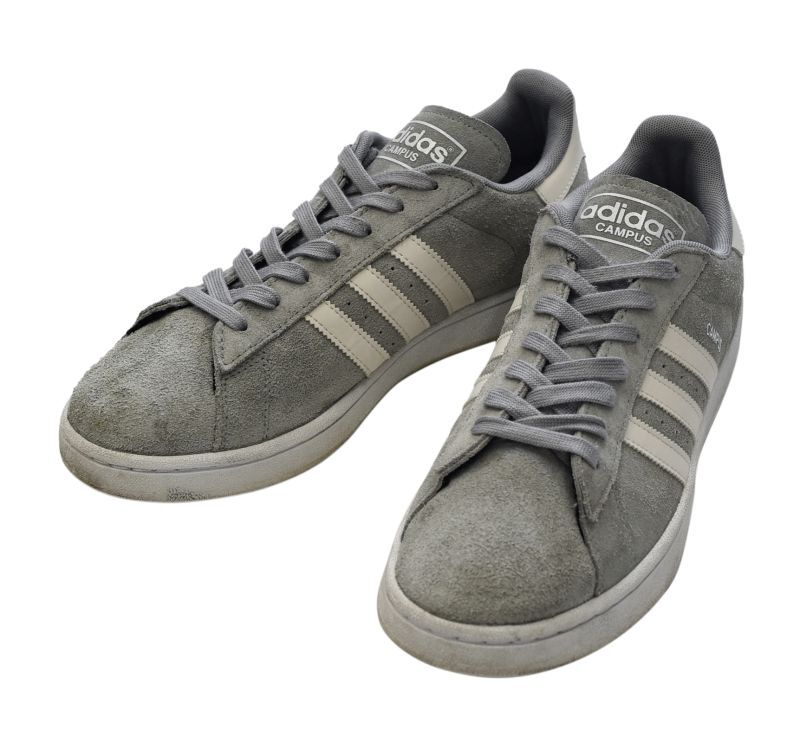 アディダス Adidas キャンパス グレー 白 28 5cm 八千代の古着屋