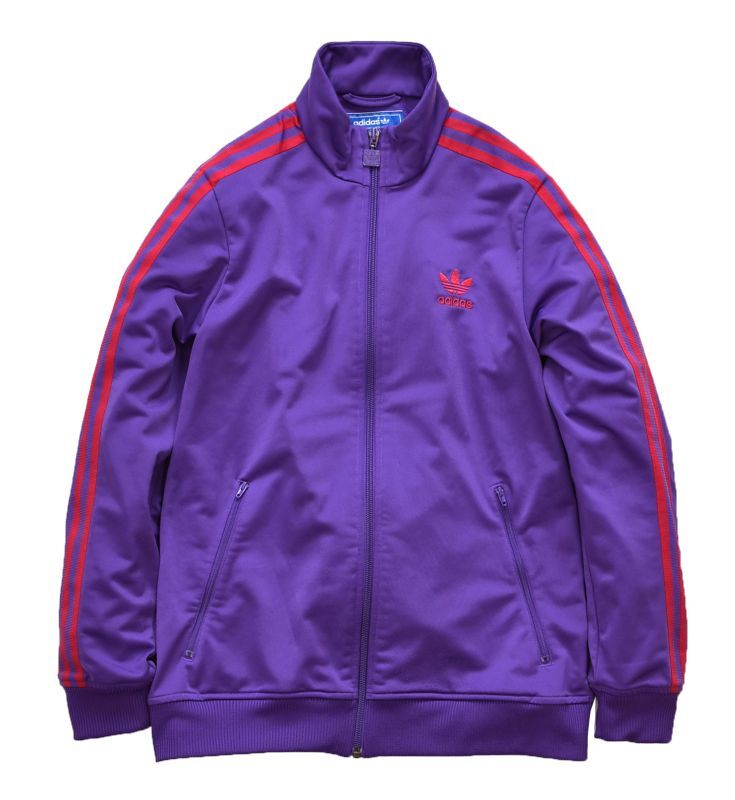 ビンテージ】【アディダス】adidas【紫×赤ピンク】【トラック