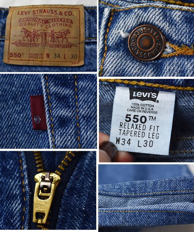 ビンテージ】USA製【LEVI'S】【リーバイス５５０】550【テーパード ...