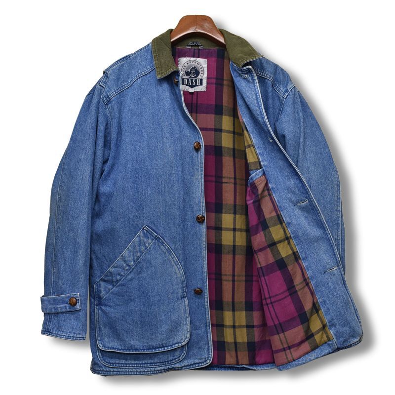 人気ショップ 90's古着 フーディー 裏地チェック柄 デニムハンティング 人気ショップ 90's古着 フーディー 裏地チェック柄 デニムハンティング