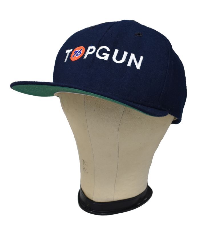 ほぼ未使用‼【USA製】【ビンテージ】new era 【ニューエラ】紺【TOPGUN】【ベースボールキャップ】