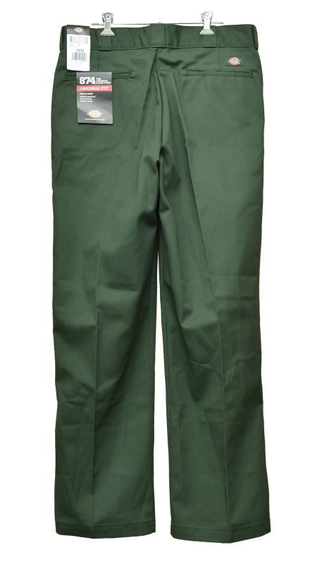 新品未使用】【ディッキーズ】【Dickies】【８７４】【緑】【ワーク ...