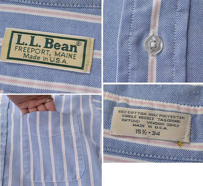 エルエルビーン L.L.Bean Est.1818 オックスフォード 長袖 ボタンダウンシャツ メンズXL /eaa352364