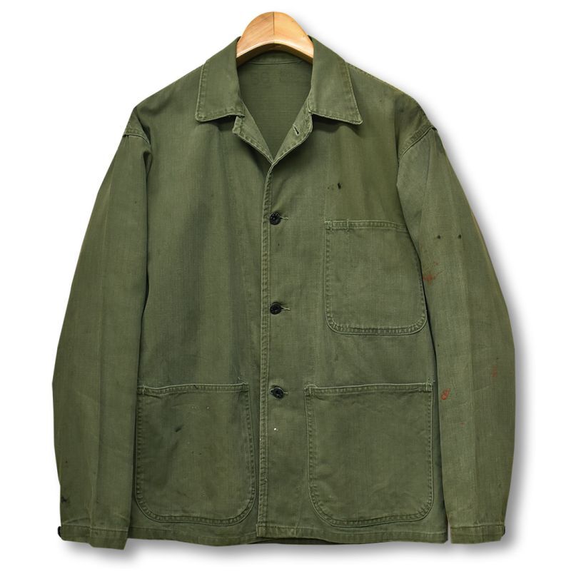 40's【米軍実物】USネイビー【ビンテージ】【U.S.NAVY】 HBT【N-3】【ジャケット】HBTジャケット【サイズ36】