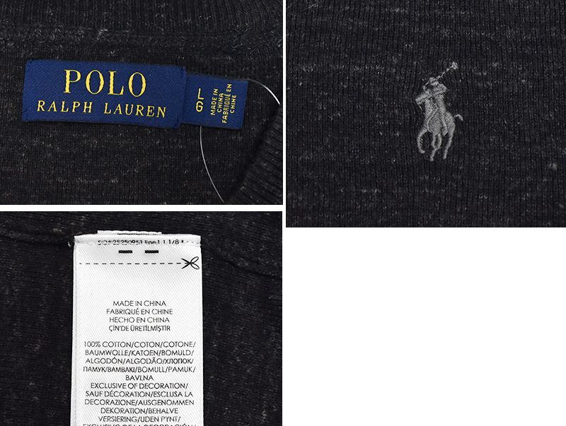 新品未使用【ラルフローレン】POLO RALPH LAUREN【チャコールグレー