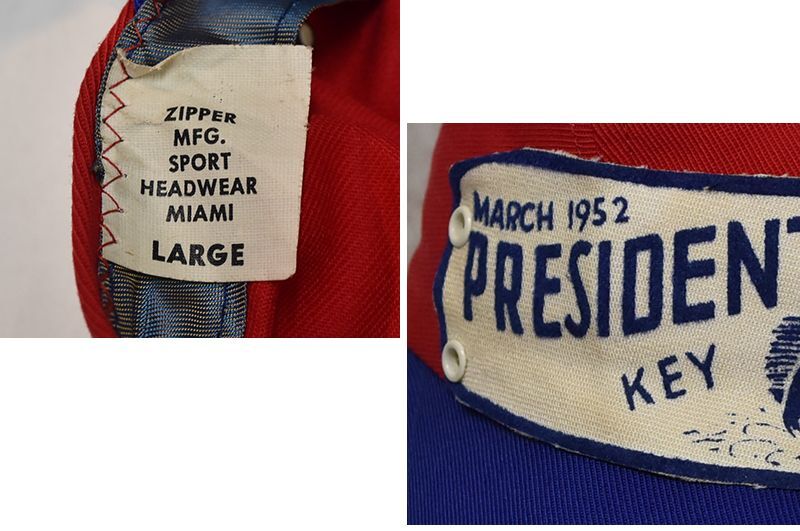 50's】【ビンテージ】【PRESIDENTIAL PARTY】【赤x青】【ロング