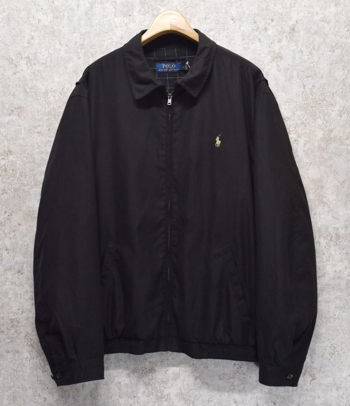 ラルフローレン】【POLO RALPH LAUREN】【黒】【ジップアップブルゾン