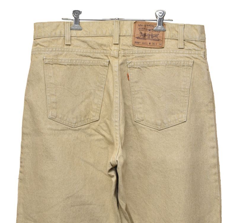 USA製【ビンテージ】【LEVI'S】【リーバイス】【550】【ベージュ USA製【ビンテージ】【LEVI'S】【リーバイス】【550】【ベージュ