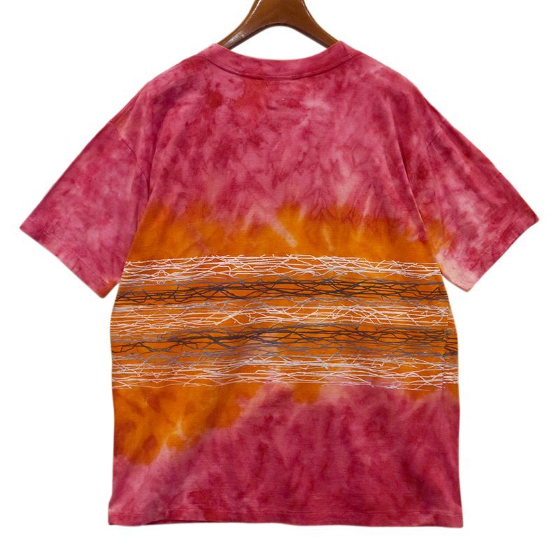 ピンク×水色×パープル タイダイ染め ビッグシルエットTシャツ M〜XL 綿100% 一点物 Tシャツ Aileen Ovett  通販｜Creema(クリーマ) 11637991