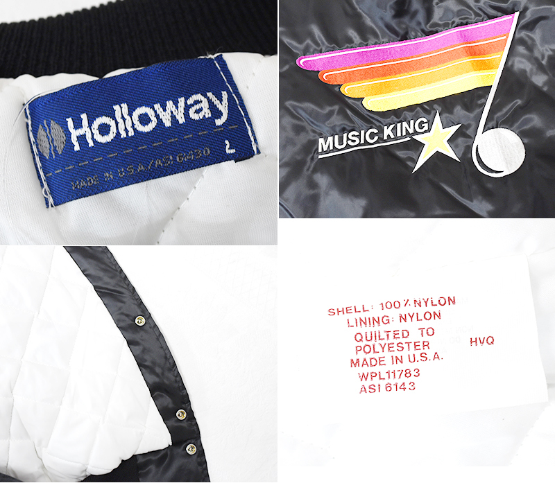 HOLLOWAY（ホロウェイ） USA製 ジャケット ビンテージ80 楽天市場】80年代 USA製 HOLLOWAY ホロウェイ ウール レザー