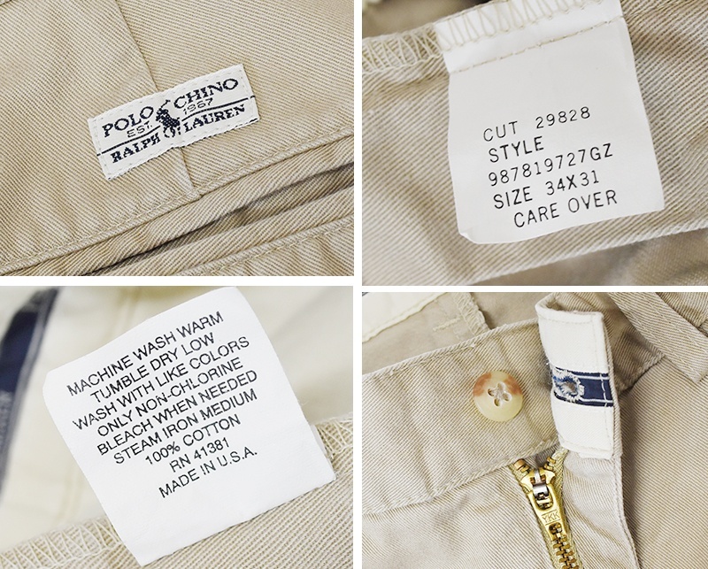 USA製】【ラルフローレン】POLO RALPH LAUREN【ベージュ】【2